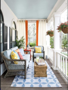 porch and patio staging.